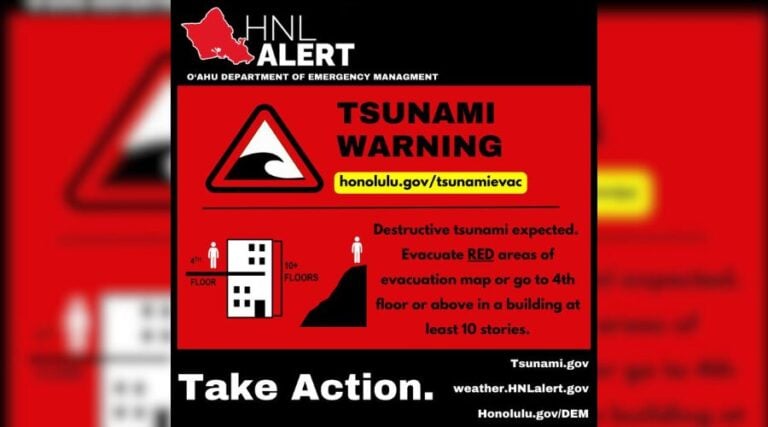 Current tsunami warning caribbean