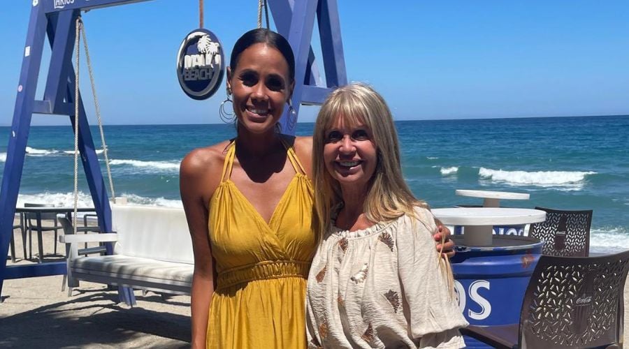 Adele Land with A Place in the Sun host Jean Johansson.